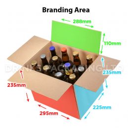 12 bottle trade/self delivery box | Standard - 500ml | Beer Box Shop