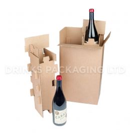 2 Bottle - Mail Order Box with Protective Insert | Wine Box Shop