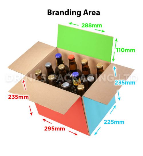 12 bottle trade/self delivery box | Standard - 500ml | Beer Box Shop
