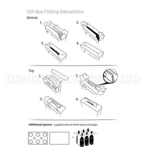 3 Bottle - Gift Box - 330ml Instructions | Beer Box Shop